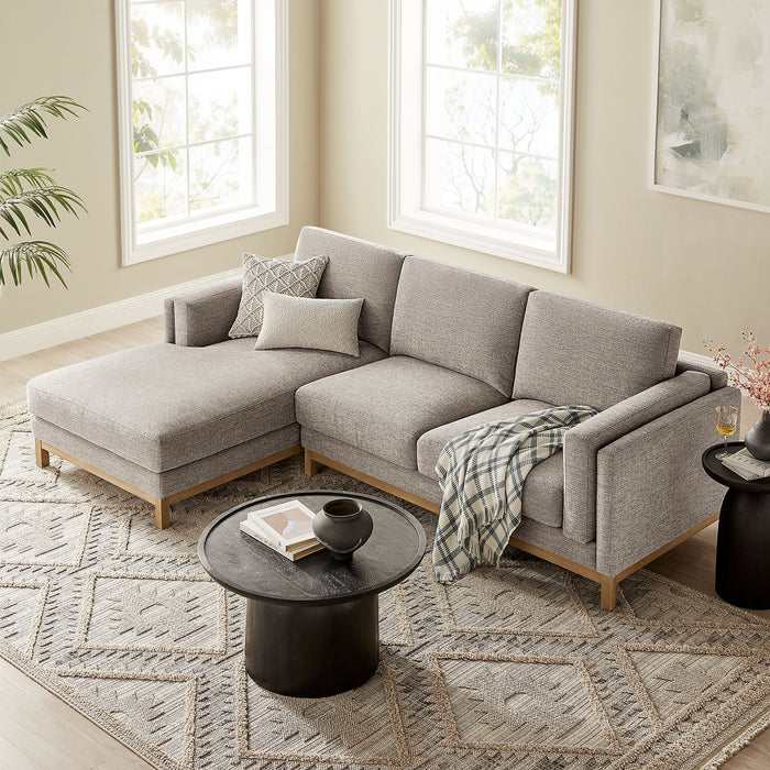 Roscoe Left-Facing Upholstered Sectional Sofa with Chaise