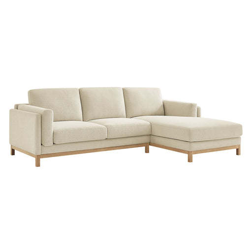 Modway Roscoe Right-Facing Upholstered Sectional Sofa with Chaise Living Room Furniture - View 32