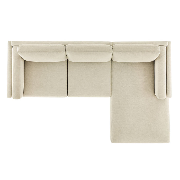 Roscoe Right-Facing Upholstered Sectional Sofa with Chaise