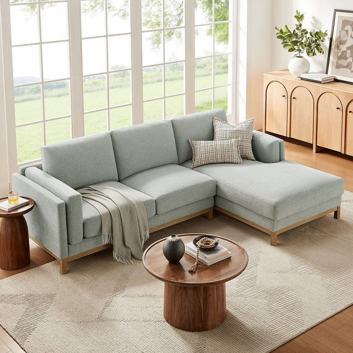 Roscoe Right-Facing Upholstered Sectional Sofa with Chaise