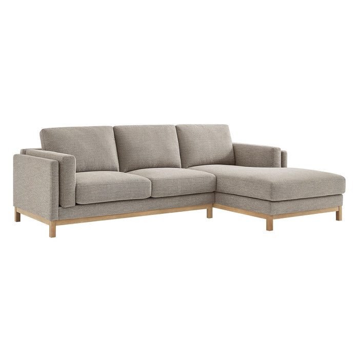Roscoe Right-Facing Upholstered Sectional Sofa with Chaise