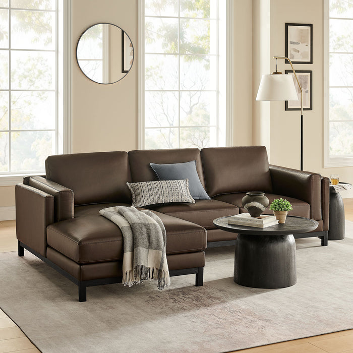 Roscoe Left-Facing Upholstered Sectional Sofa with Chaise