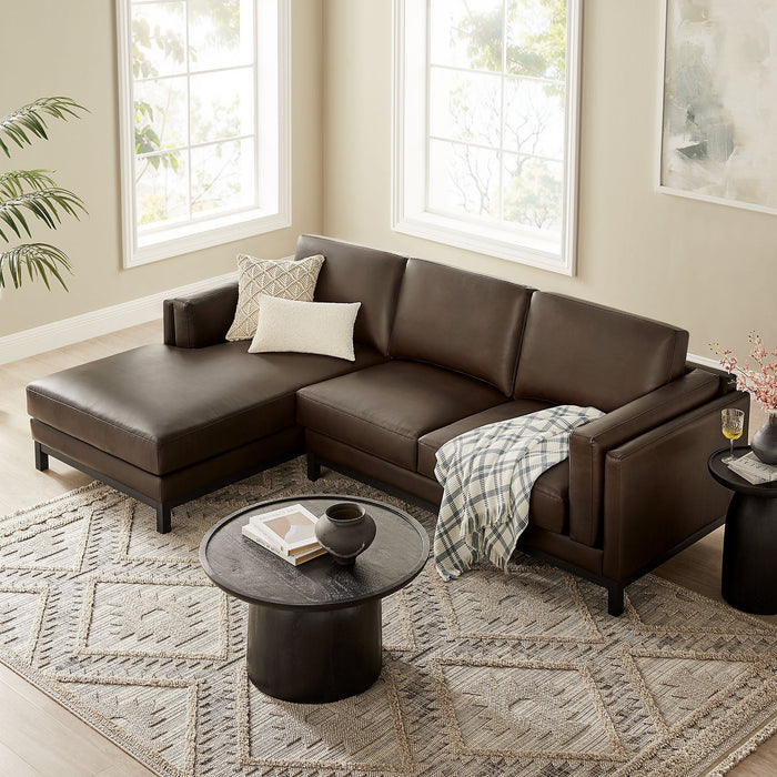 Roscoe Left-Facing Upholstered Sectional Sofa with Chaise