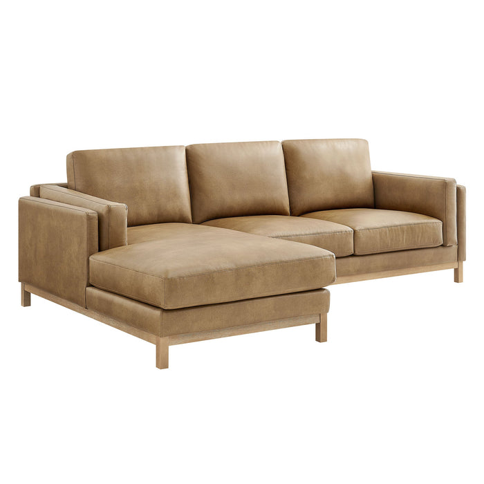 Roscoe Left-Facing Upholstered Sectional Sofa with Chaise