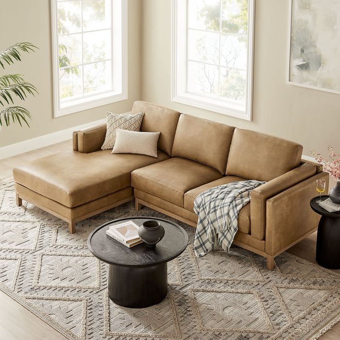 Roscoe Left-Facing Upholstered Sectional Sofa with Chaise