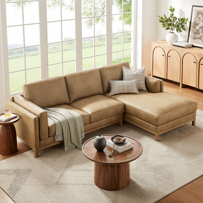 Roscoe Right-Facing Upholstered Sectional Sofa with Chaise