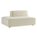 Restore Performance Fabric Upholstered Left-Facing Armless Modular Chaise Ecru