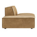 Restore Vegan Leather Left-Facing Armless Modular Chaise Toast