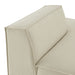 Restore Performance Fabric Upholstered Right-Facing Armless Modular Chaise Ecru