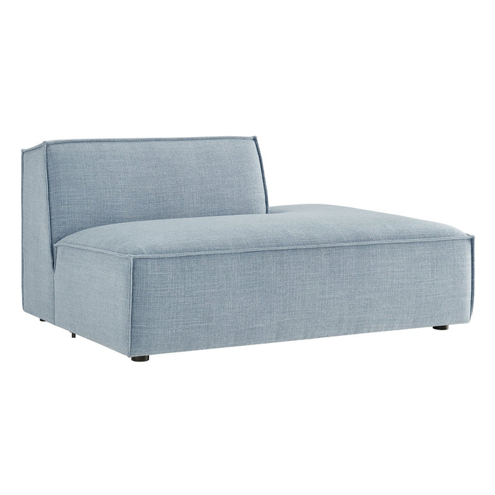 Restore Performance Fabric Upholstered Right-Facing Armless Modular Chaise Sky