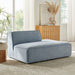 Restore Performance Fabric Upholstered Right-Facing Armless Modular Chaise Sky
