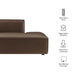 Restore Vegan Leather Right-Facing Armless Modular Chaise Espresso