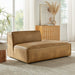 Restore Vegan Leather Right-Facing Armless Modular Chaise Toast