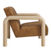 Modway Sereno Vegan Leather Accent Chair Living Room Furniture - Lifestyle View