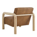 Modway Sereno Vegan Leather Accent Chair Living Room Furniture - Dimensions