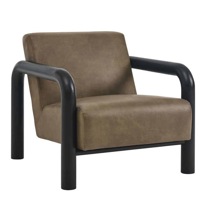 Modway Sereno Vegan Leather Accent Chair Living Room Furniture - View 17