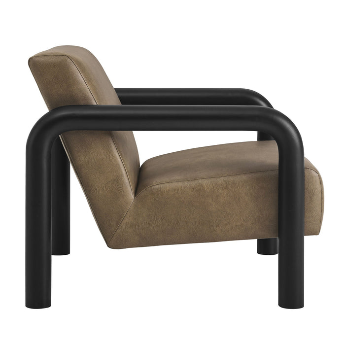 Modway Sereno Vegan Leather Accent Chair Living Room Furniture - View 13