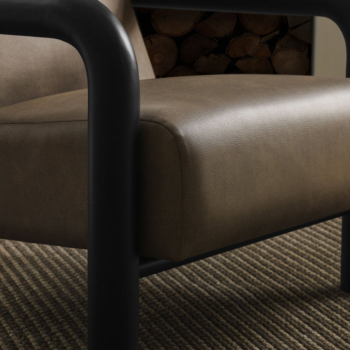 Modway Sereno Vegan Leather Accent Chair Living Room Furniture - View 12