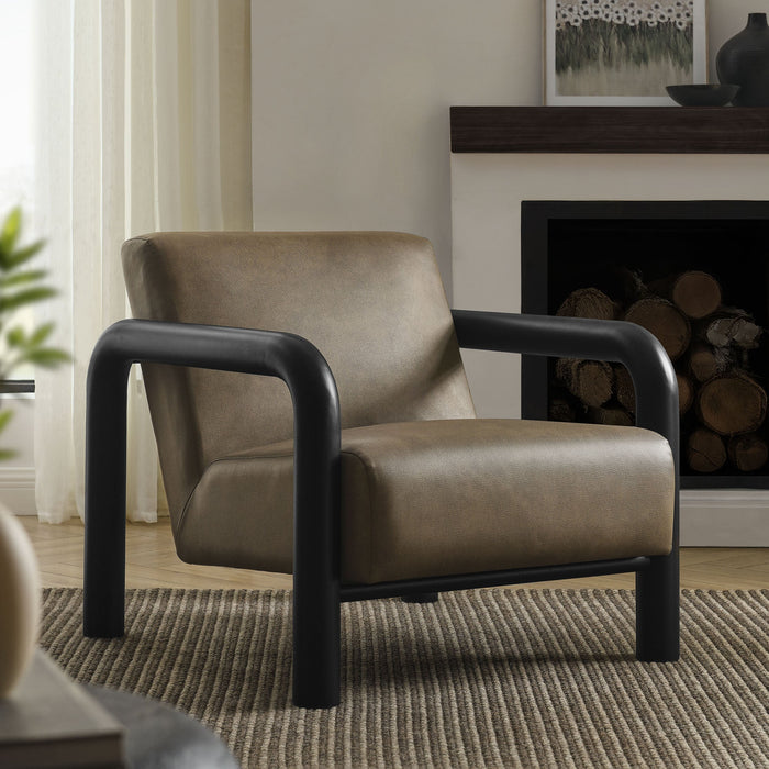 Modway Sereno Vegan Leather Accent Chair Living Room Furniture - View 9