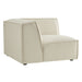 Restore Performance Fabric Upholstered Modular Corner Chair Ecru