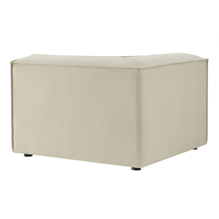 Restore Performance Fabric Upholstered Modular Corner Chair Ecru