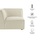 Restore Performance Fabric Upholstered Modular Corner Chair Ecru