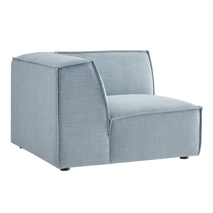 Restore Performance Fabric Upholstered Modular Corner Chair Sky