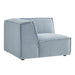 Restore Performance Fabric Upholstered Modular Corner Chair Sky