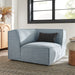 Restore Performance Fabric Upholstered Modular Corner Chair Sky