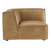 Restore Vegan Leather Modular Corner Chair Toast