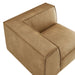 Restore Vegan Leather Modular Corner Chair Toast
