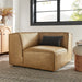 Restore Vegan Leather Modular Corner Chair Toast