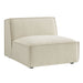 Restore Performance Fabric Upholstered Armless Modular Chair Ecru