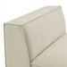 Restore Performance Fabric Upholstered Armless Modular Chair Ecru