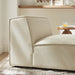 Restore Performance Fabric Upholstered Armless Modular Chair Ecru
