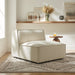 Restore Performance Fabric Upholstered Armless Modular Chair Ecru