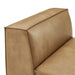 Restore Vegan Leather Armless Modular Chair Toast