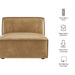 Restore Vegan Leather Armless Modular Chair Toast