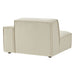 Restore Performance Fabric Upholstered Right-Facing Modular Lounge Chair Ecru