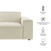 Restore Performance Fabric Upholstered Right-Facing Modular Lounge Chair Ecru