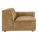 Restore Vegan Leather Right-Facing Modular Lounge Chair Toast