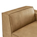 Restore Vegan Leather Right-Facing Modular Lounge Chair Toast