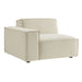 Restore Performance Fabric Upholstered Left-Facing Modular Lounge Chair Ecru