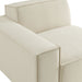 Restore Performance Fabric Upholstered Left-Facing Modular Lounge Chair Ecru