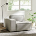 Restore Performance Fabric Upholstered Left-Facing Modular Lounge Chair Pewter