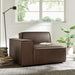 Restore Vegan Leather Left-Facing Modular Lounge Chair Espresso
