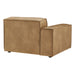 Restore Vegan Leather Left-Facing Modular Lounge Chair Toast