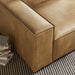Restore Vegan Leather Left-Facing Modular Lounge Chair Toast