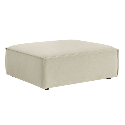 Restore Performance Fabric Upholstered Modular Ottoman Ecru