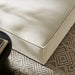 Restore Performance Fabric Upholstered Modular Ottoman Ecru